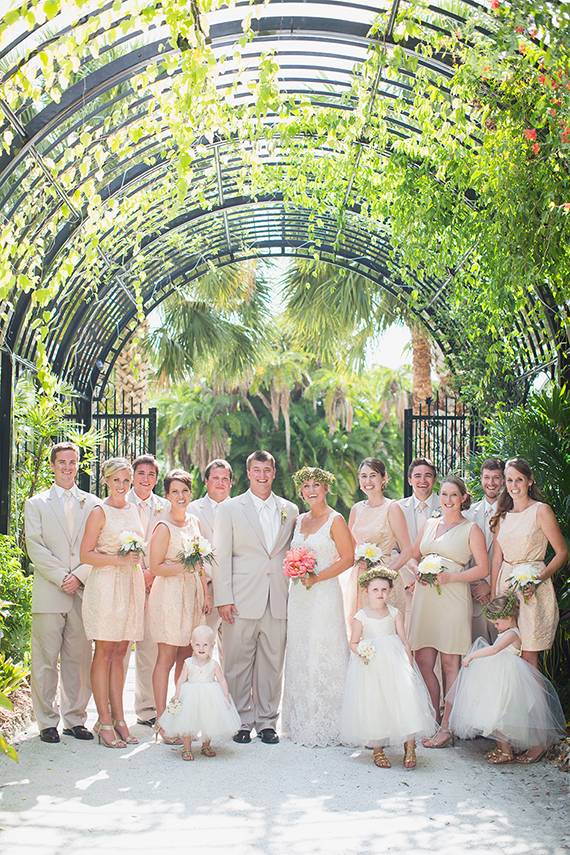 Modern Botanical Garden Wedding Day