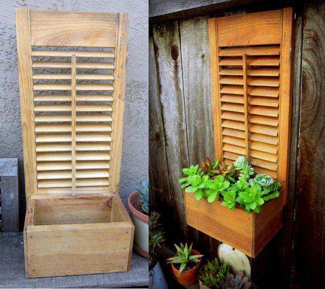 Best Old Shutter Outdoor Decor Ideas
