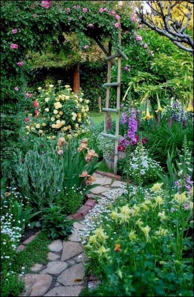 Beautiful Side Yard Garden Path Design Ideas