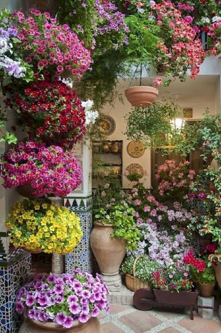 A Tiered Container Garden Southern Patio