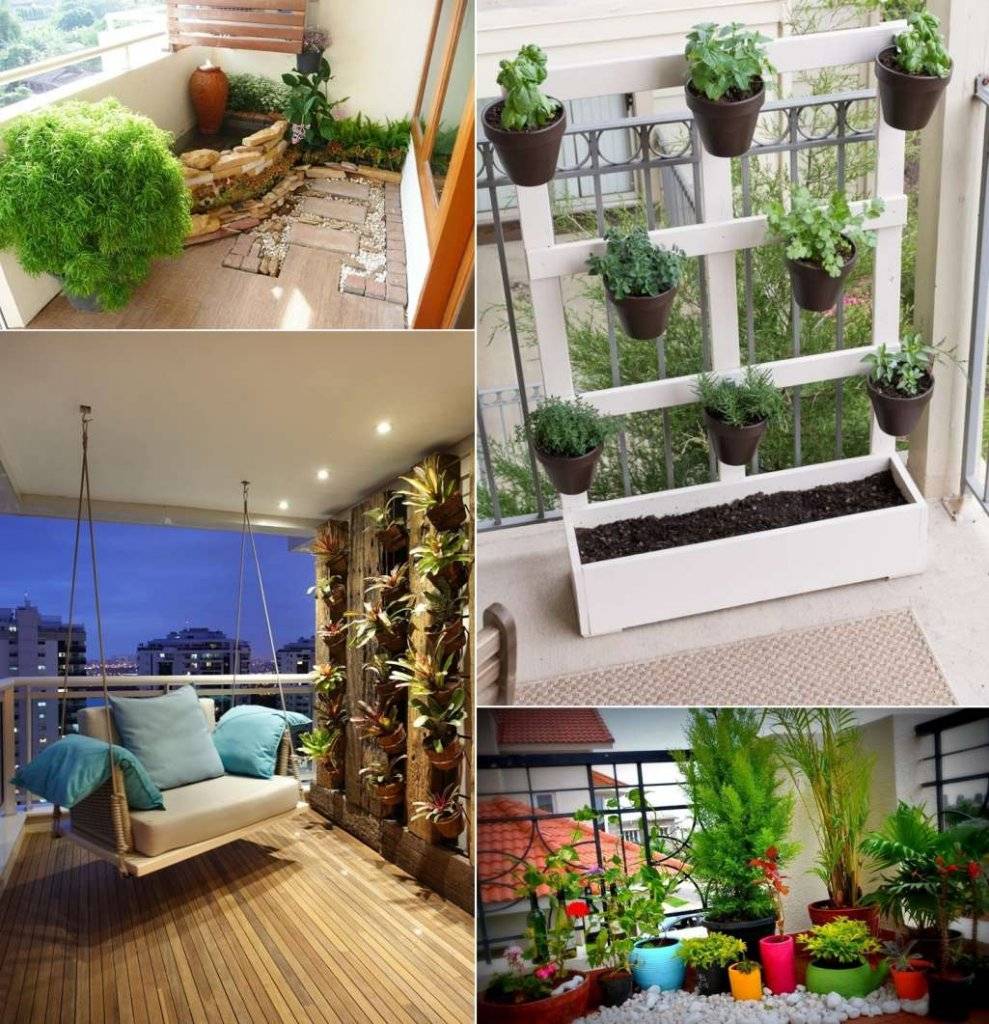 Apartment Balcony Garden Decorating Ideas