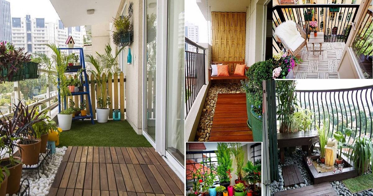 Small Apartment Unique Balcony