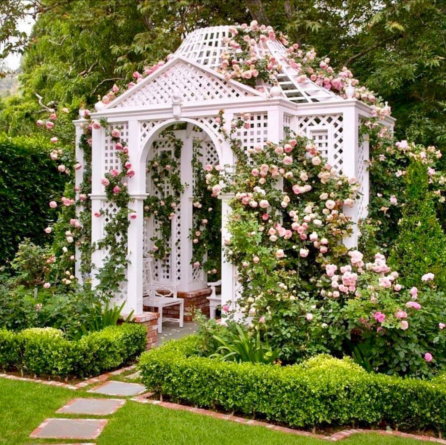 22 Rose Garden Gazebo Ideas You Should Check SharonSable