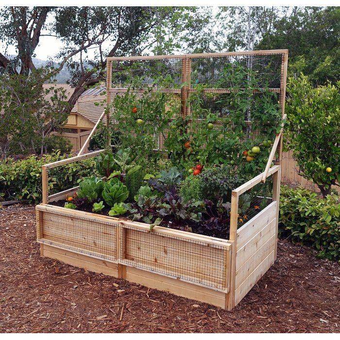 Tall Corrugated Metal Planters