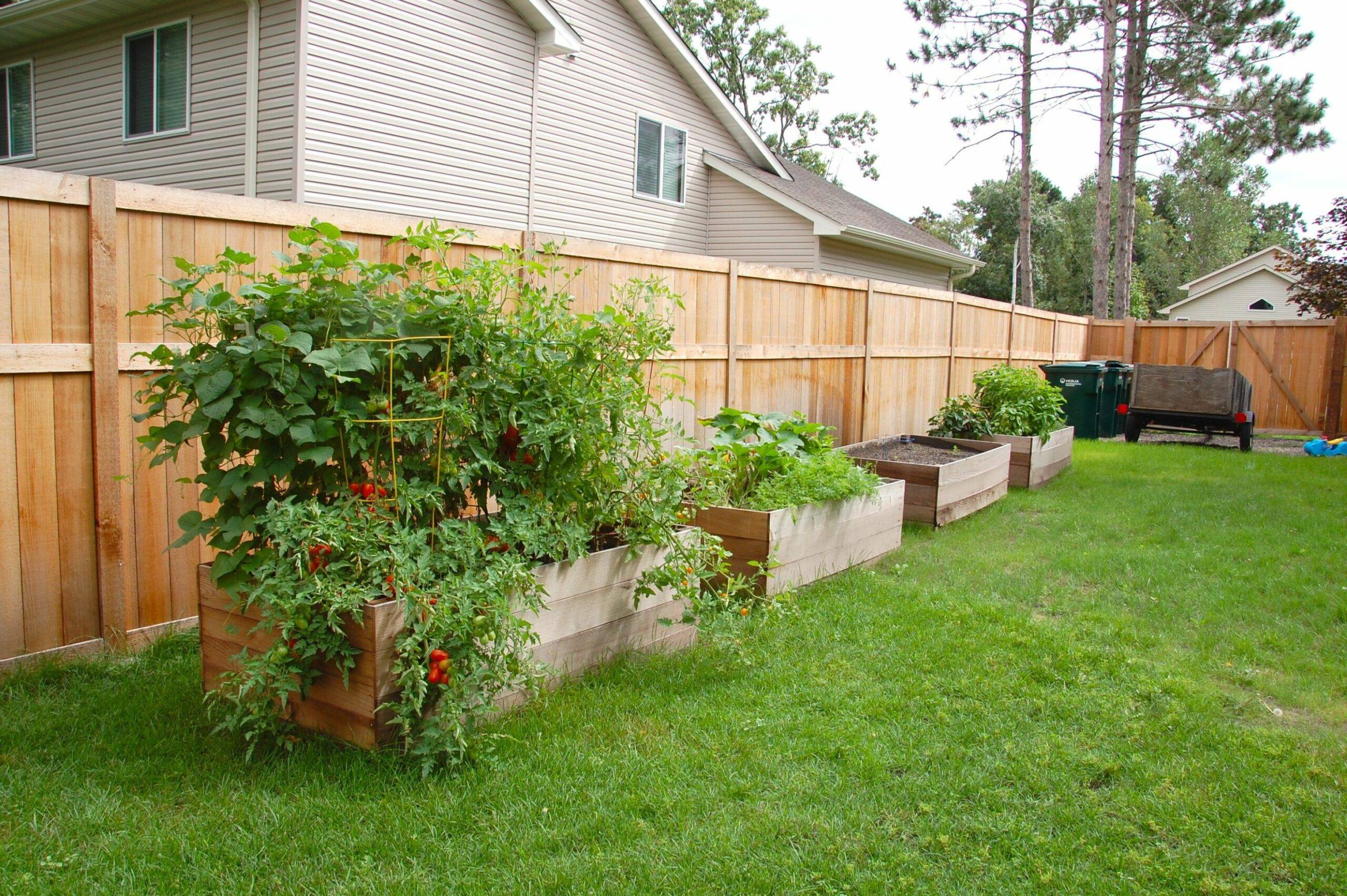 Homemade Garden Fence