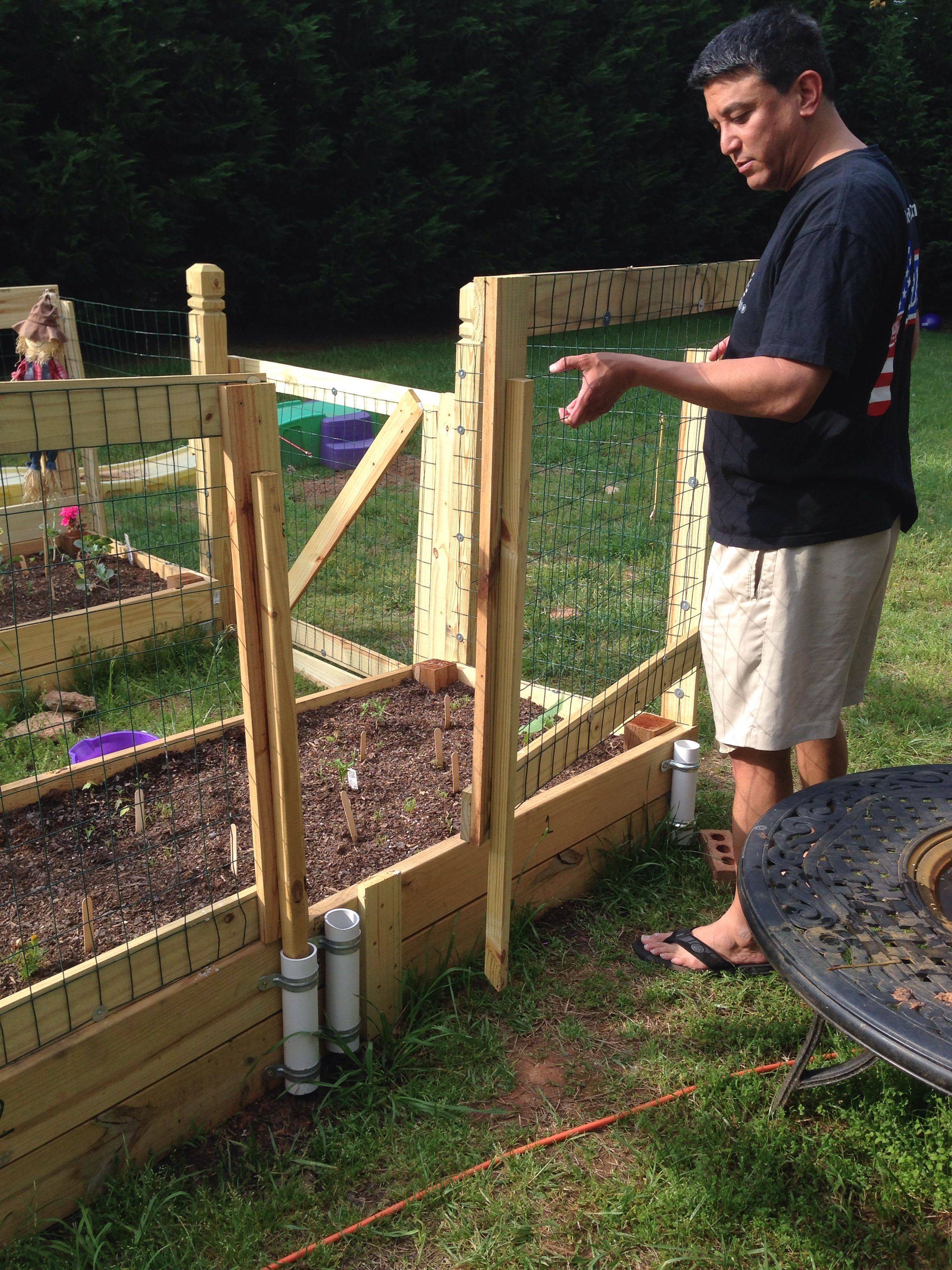 Raised Garden Bed Fencing