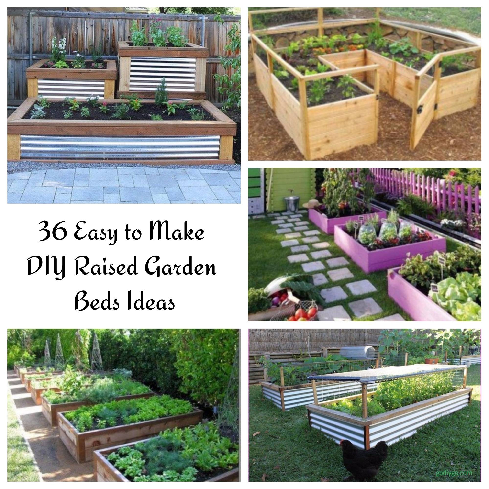 Cheap Easy Diy Raised Garden Bed Ideas