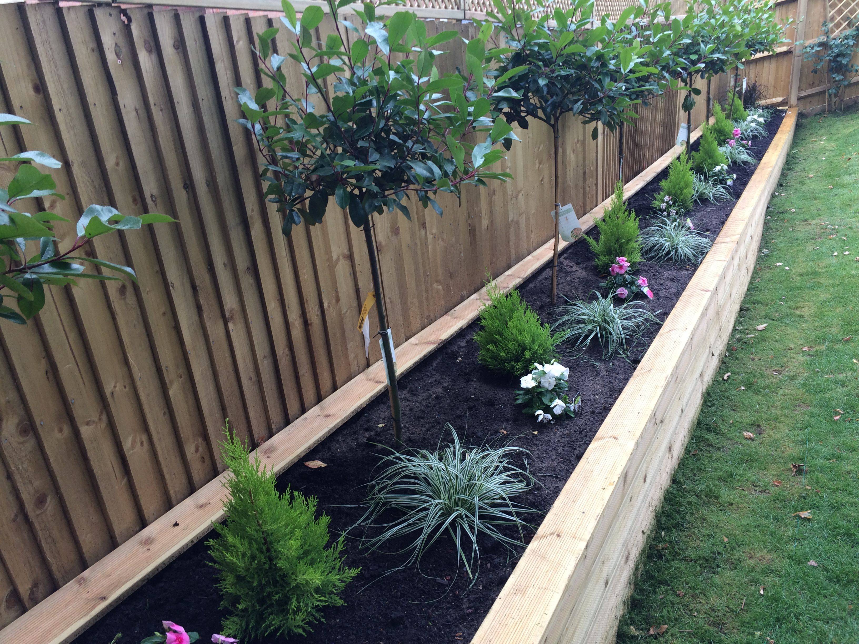 Beautiful Raised Flower Bed Stone Border