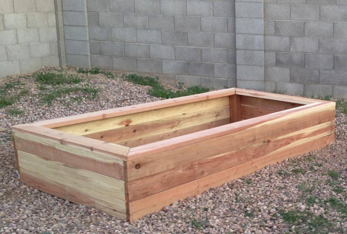 X Cedar Garden Raised Bed