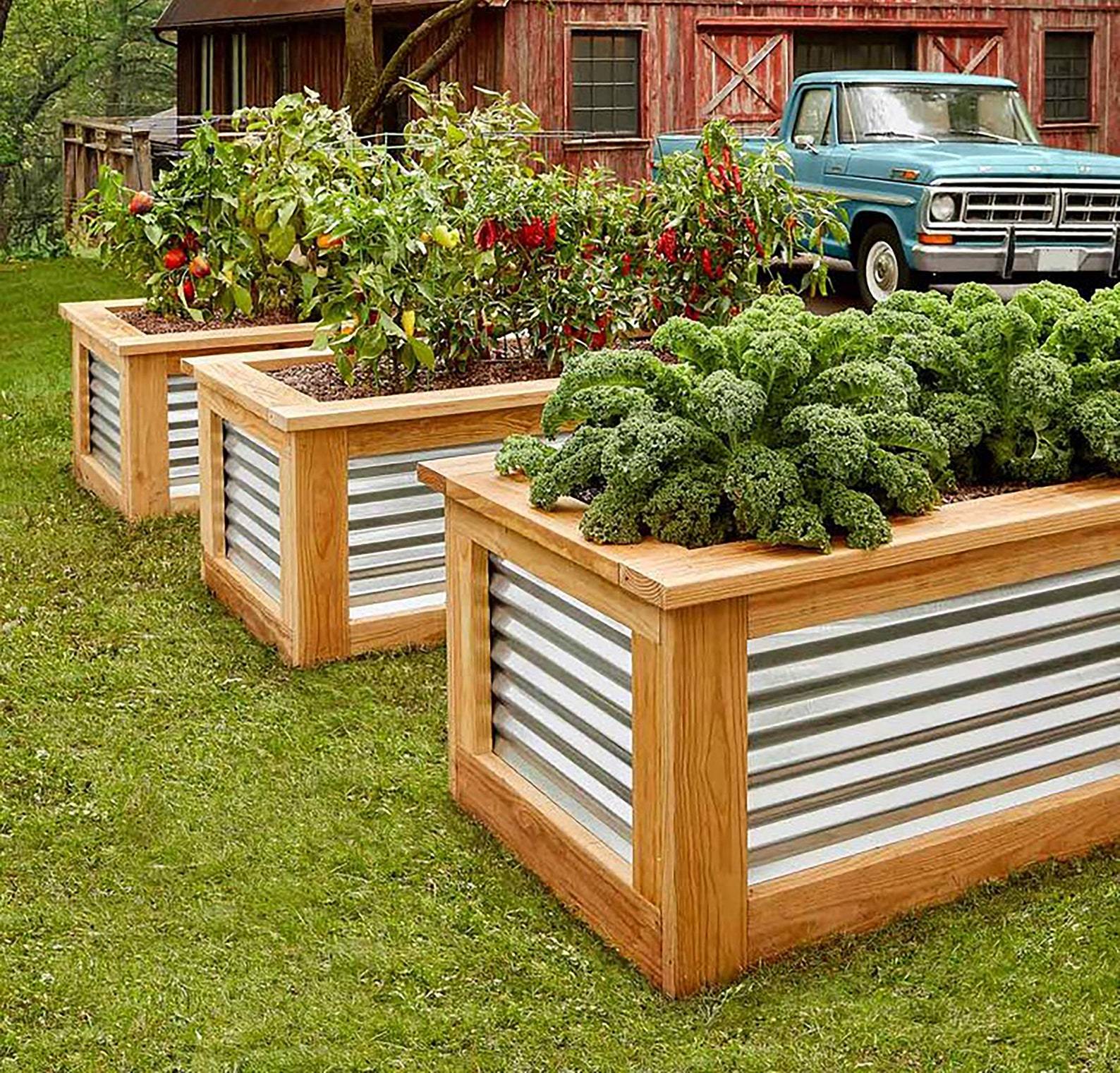Cedar Raised Garden Bed Pdf Plans Diy