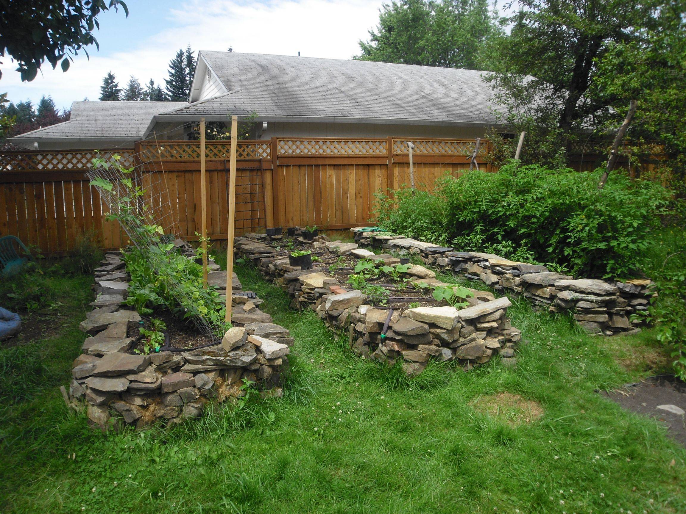 Beautiful Raised Flower Bed Stone Border Httpswwwonechitecture