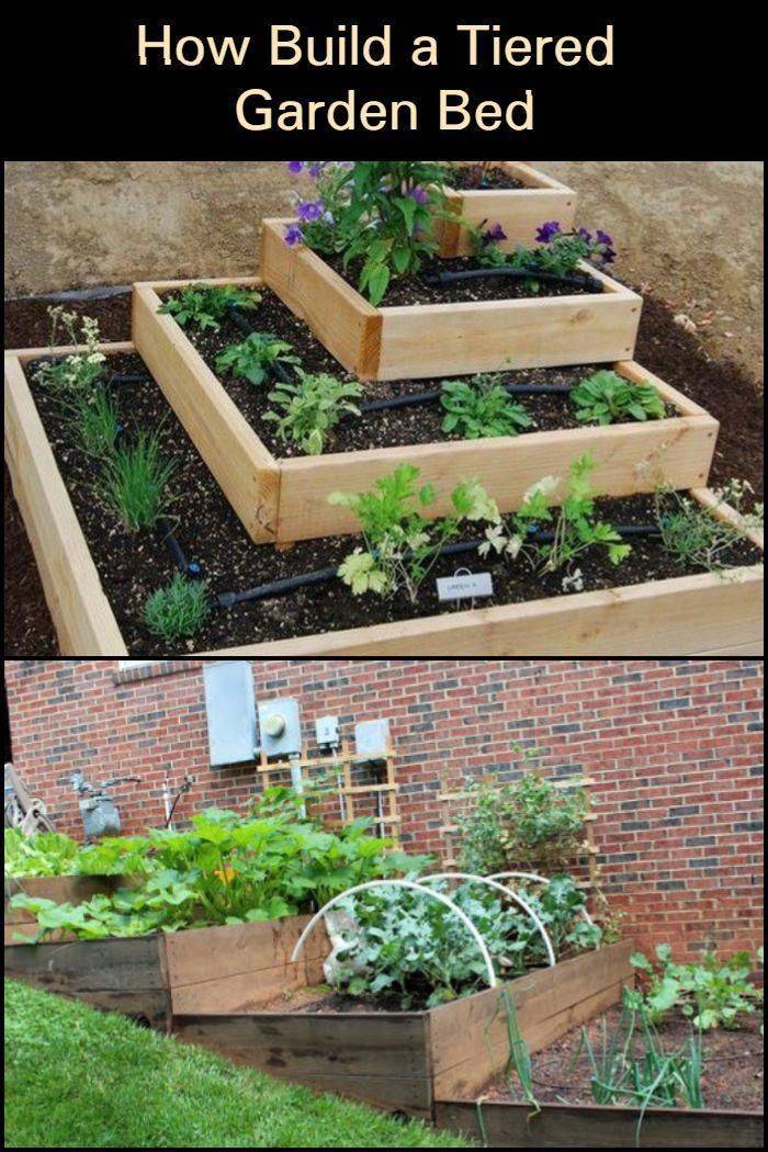 Unique Diy Tiered Raised Garden Bed Ideas Soil Seed