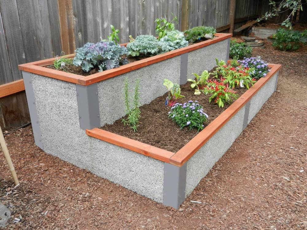 Tier Elevated Wooden Vegetable Garden Bed