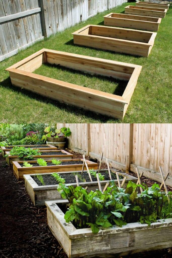 Simple Raised Vegetables Garden Bed Ideas