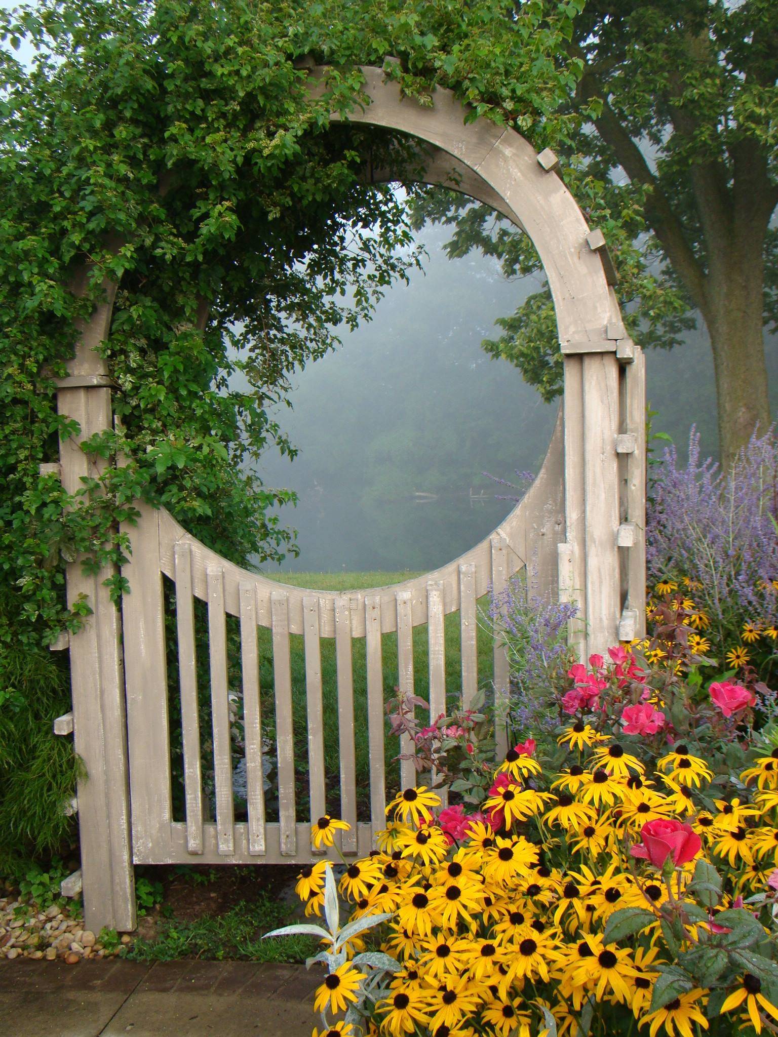 Stunning Garden Gates Beautiful Backyard