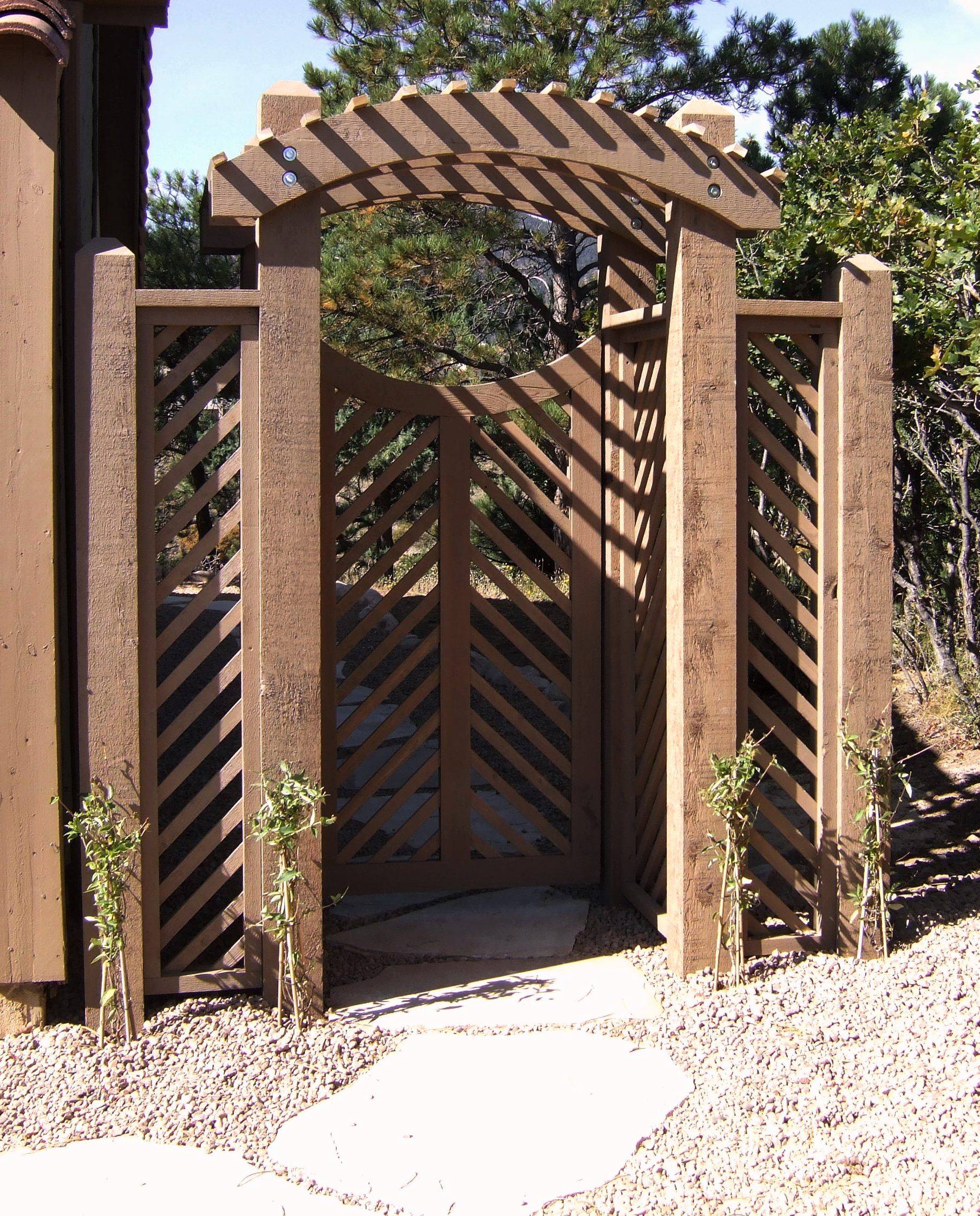 Fences Wooden Garden Gate