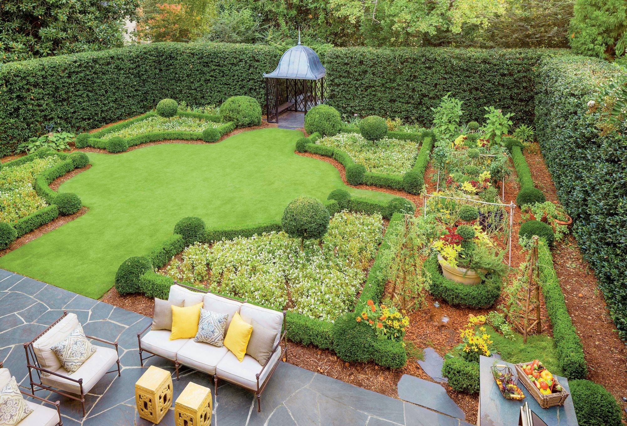 A Tiered Container Garden Southern Patio