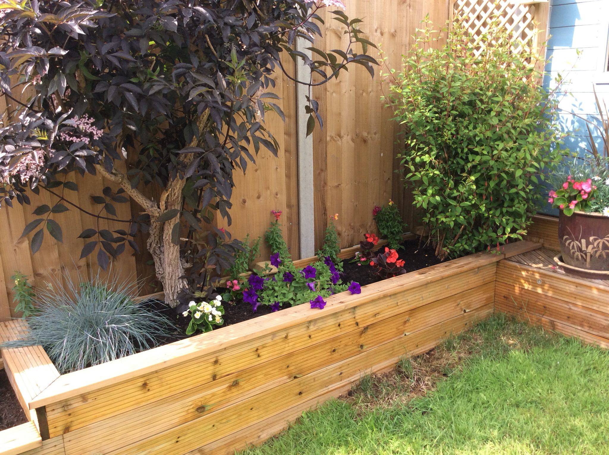 Vegetable Garden Raised Patio Backyard Planters Magnificent Elevated