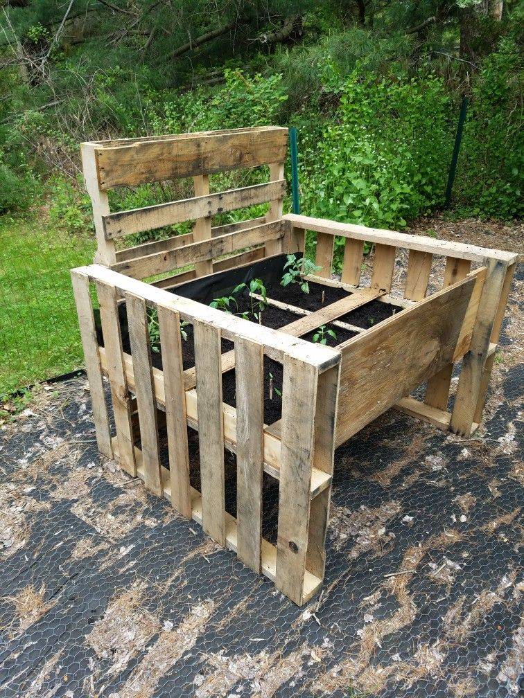 Pallet Raised Garden Beds