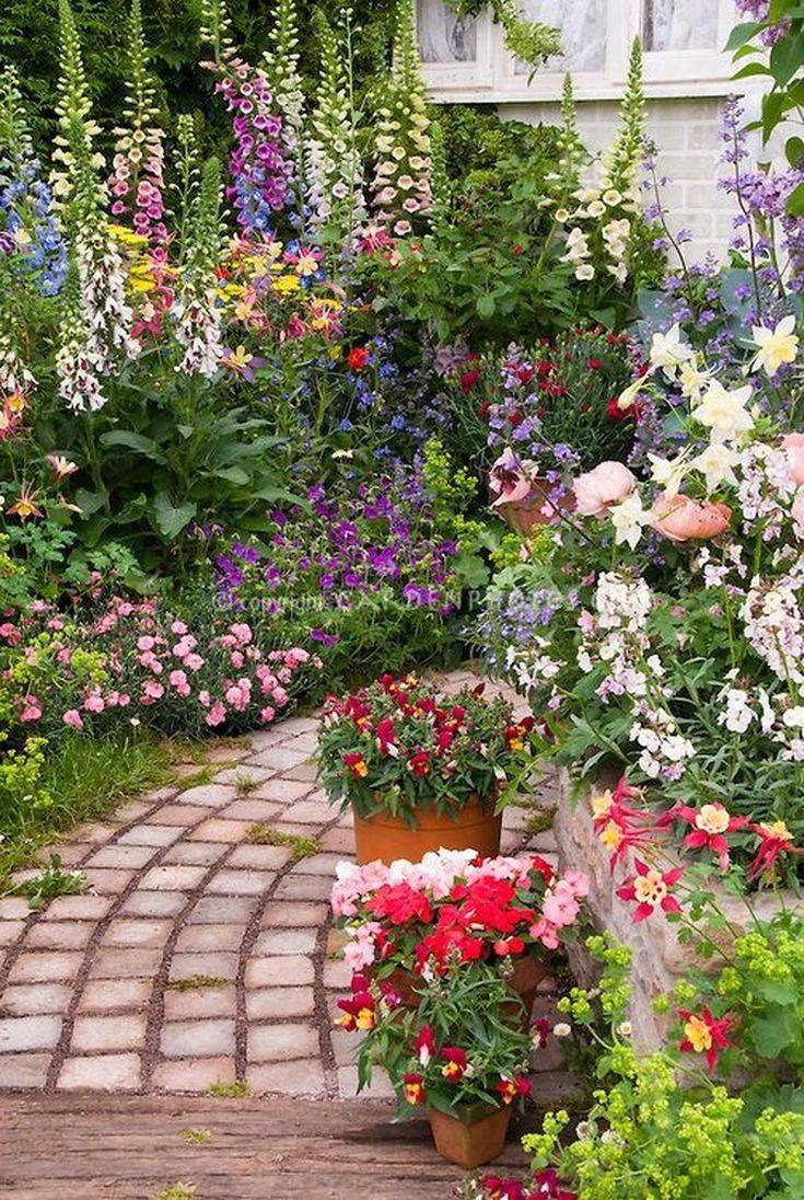 Beautiful English Flower Garden Jardines Bonitos