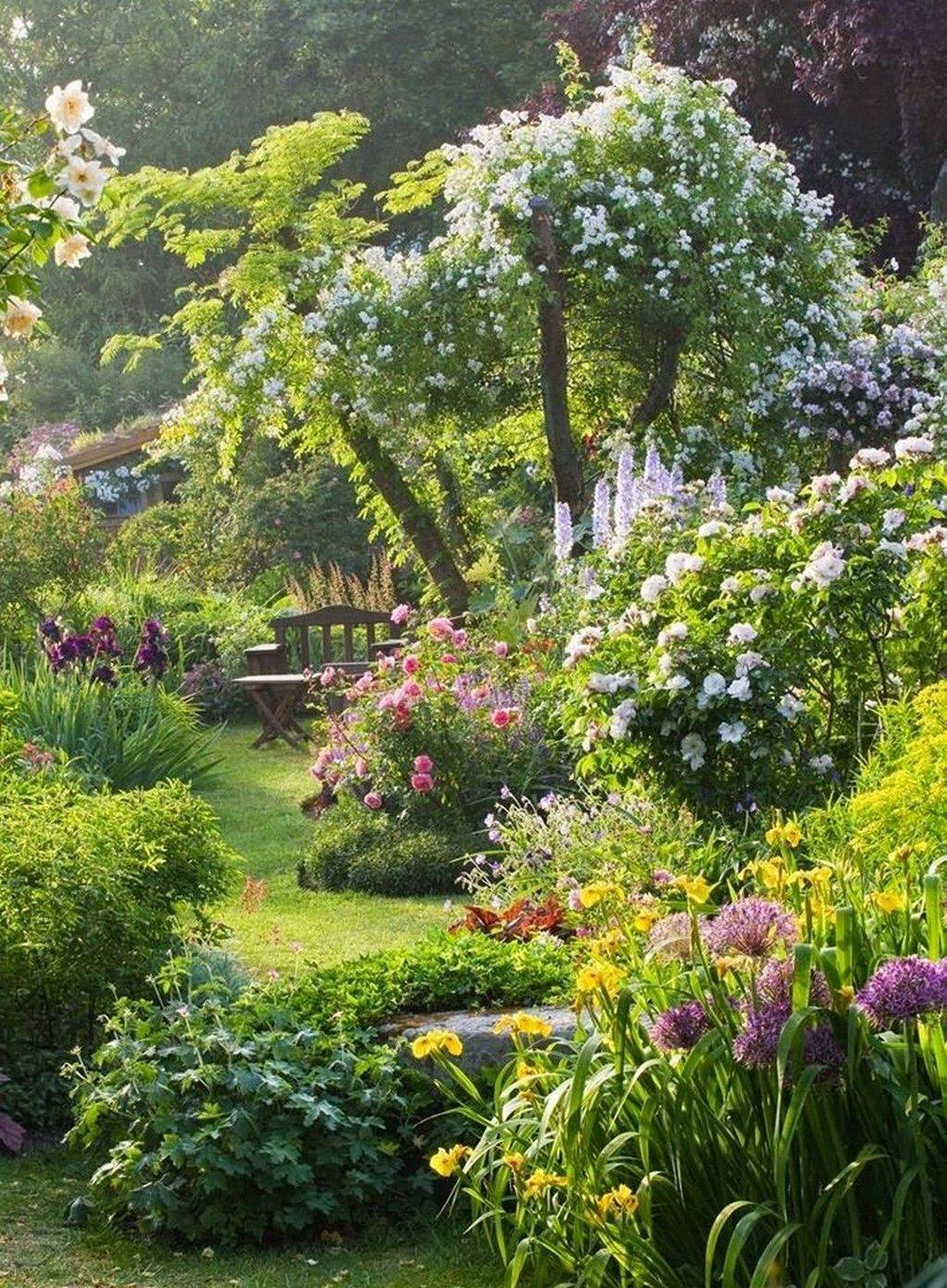 Simple Fresh And Beautiful Flower Garden Design Ideas