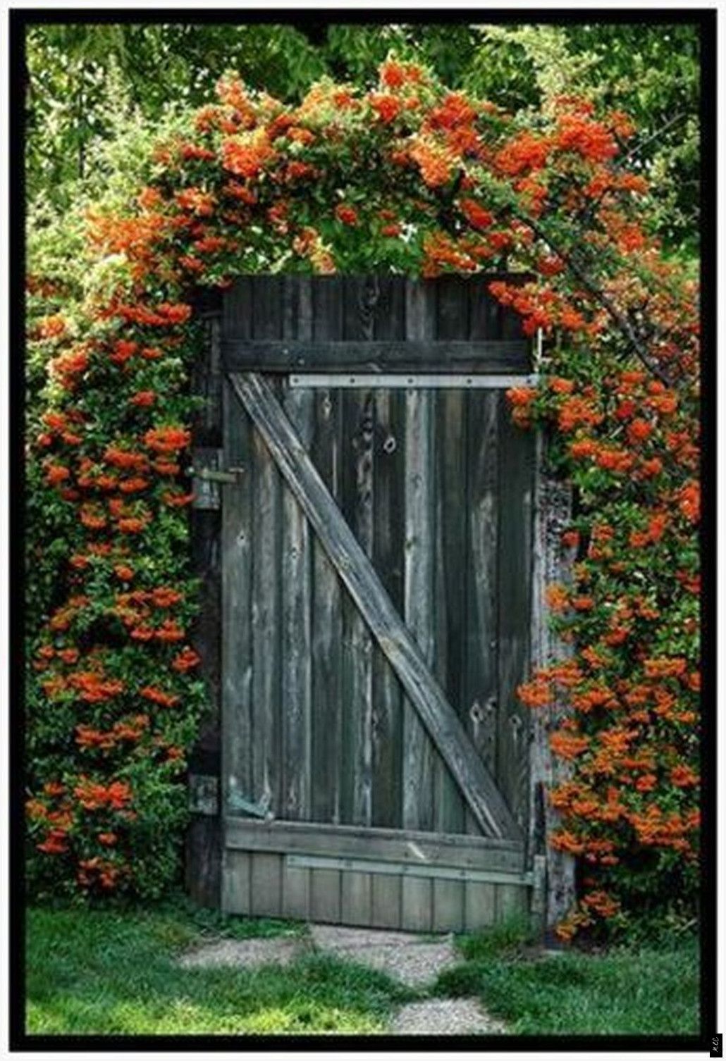 An Antique Look Garden Entrance