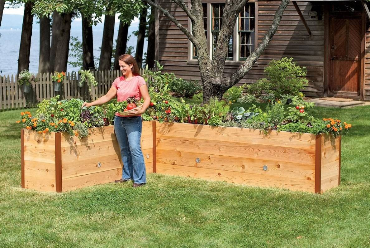 Raised Herb Garden Box Garden Design Ideas