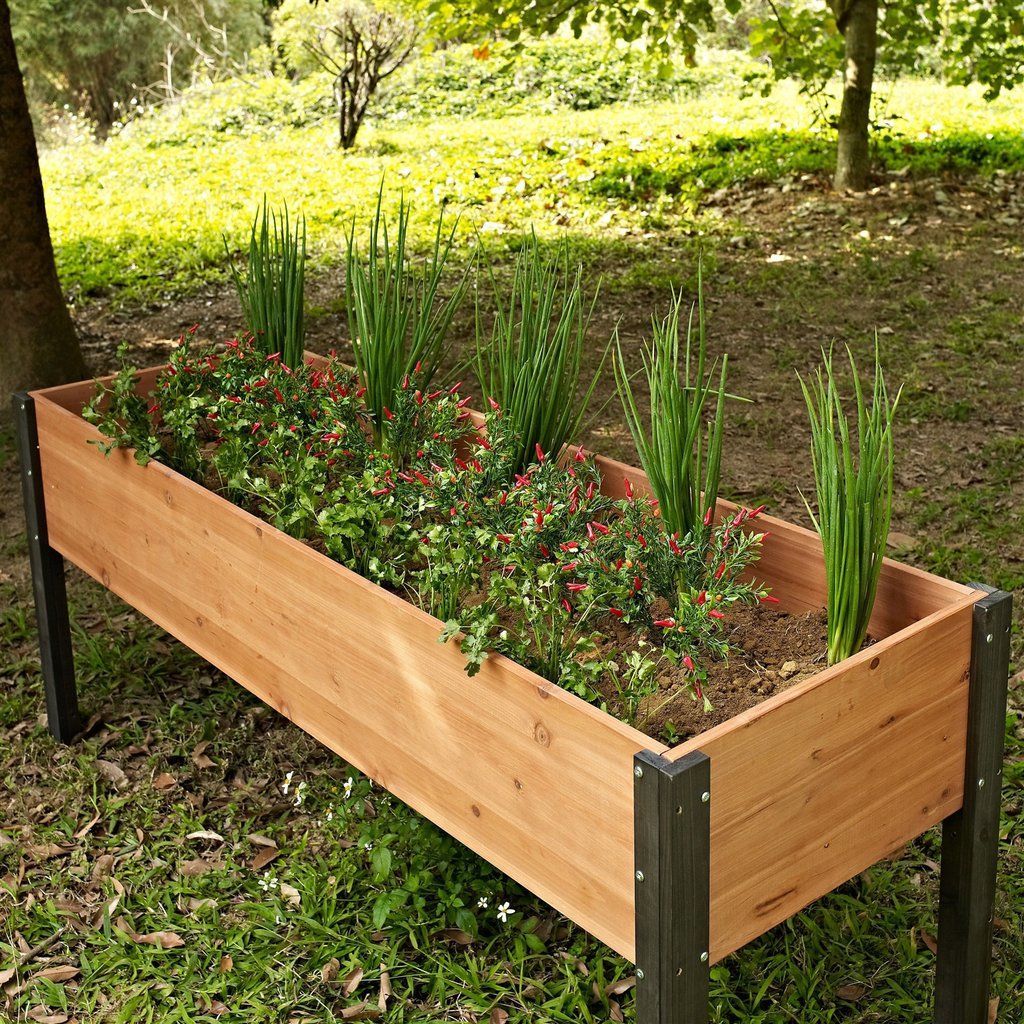 Raised Potager Garden Beds Backyard Sanctuary