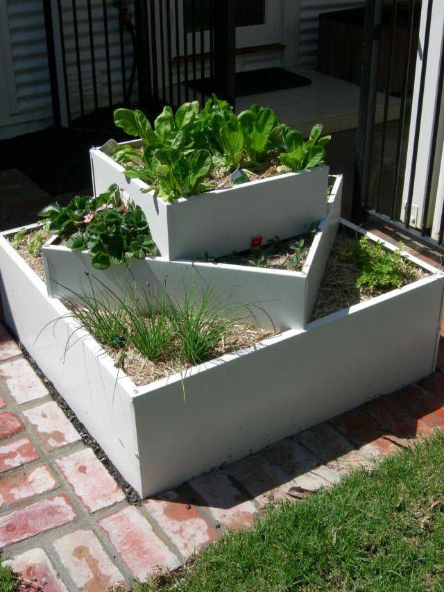 An Outdoor Tiered Planter Tiered Planter