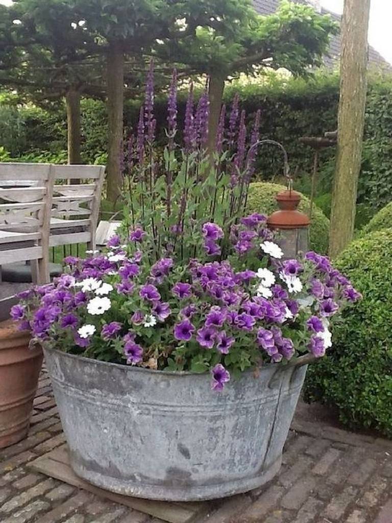 Fresh And Easy Summer Container Garden Flowers Ideas Flowerpot