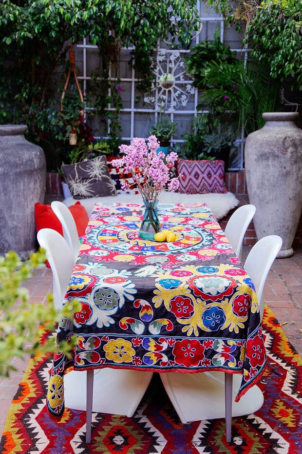 Bohemian Outdoor Patio Design Ideas Apartment Patio Decor