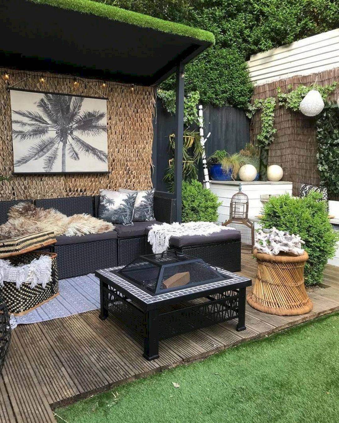 Bohemian Outdoor Patio Design Ideas Apartment Patio Decor