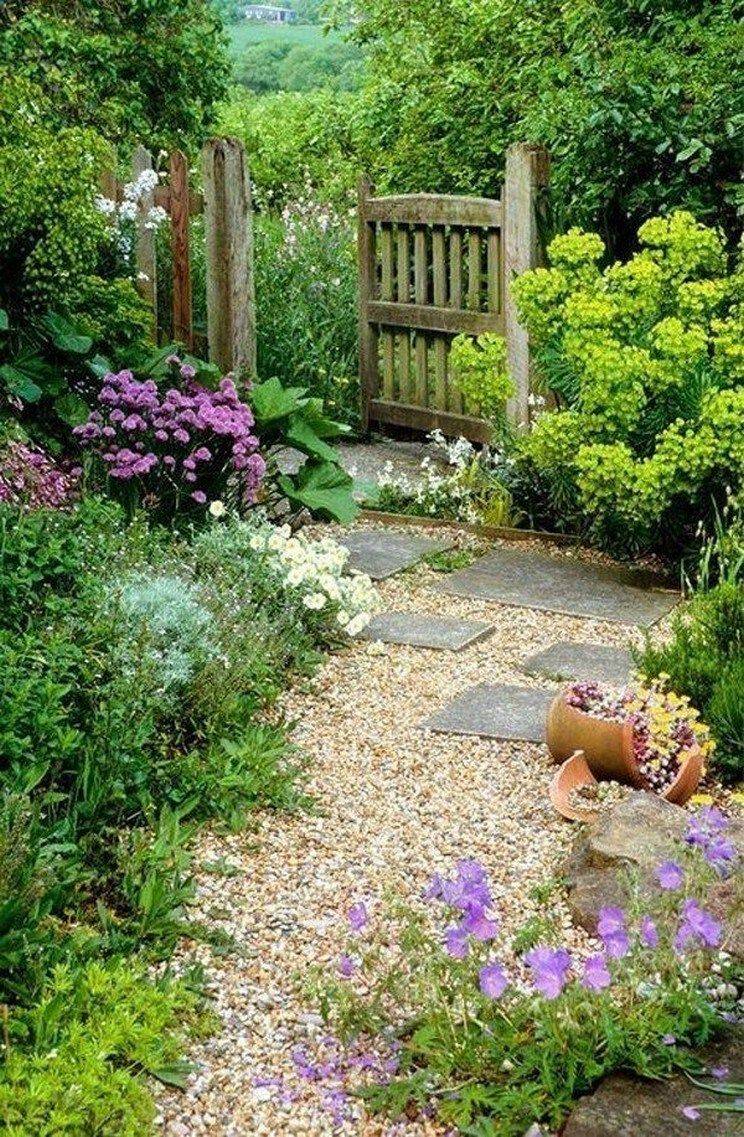 Impressive Stunning Front Yard Cottage Garden Landscaping Ideas