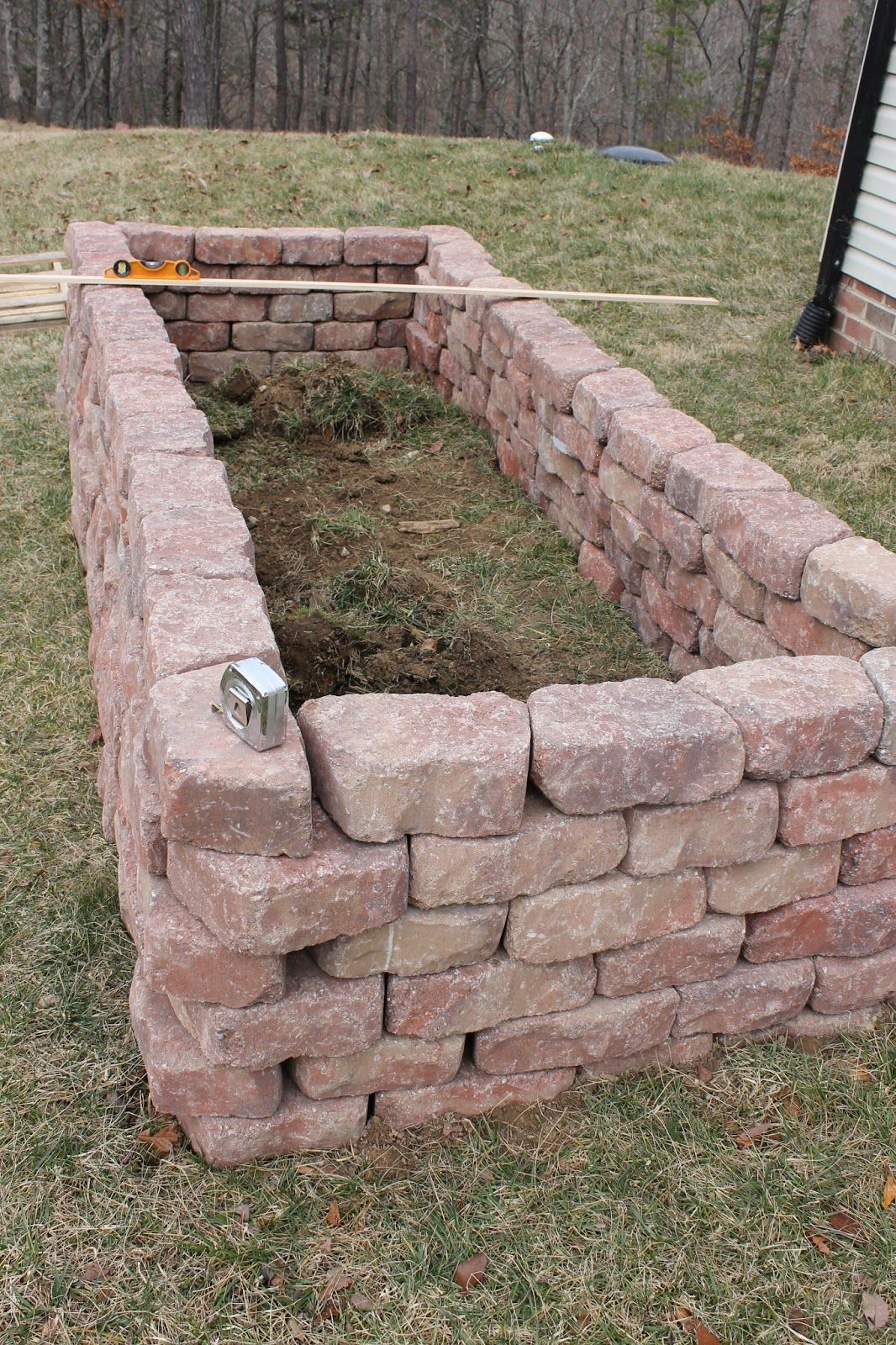 Diy Raised Brick Veggie Bed Idea Suburban Existence Melbourne