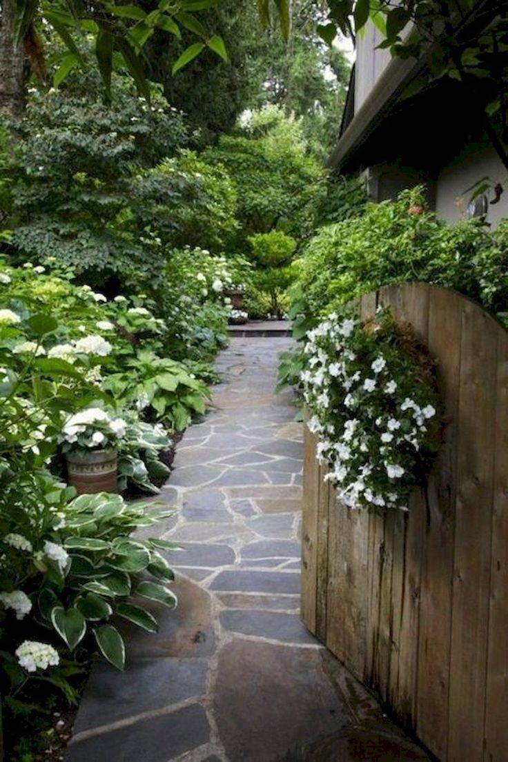 Beautiful Side Yard Garden Path Design Ideas