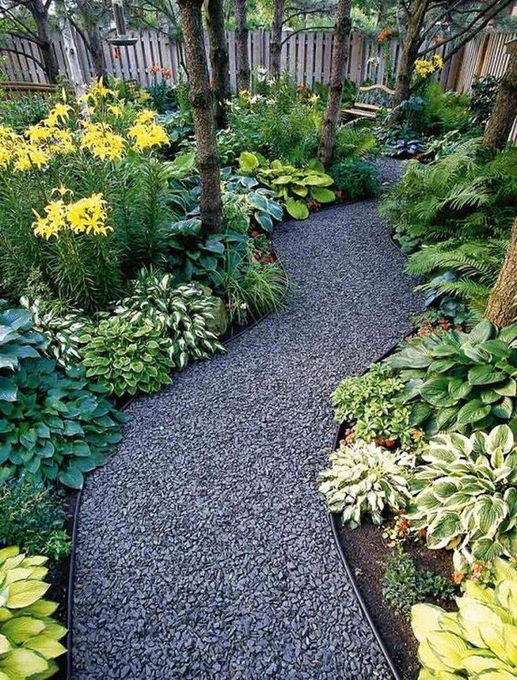 Beautiful Side Yard Garden Path Design Ideas