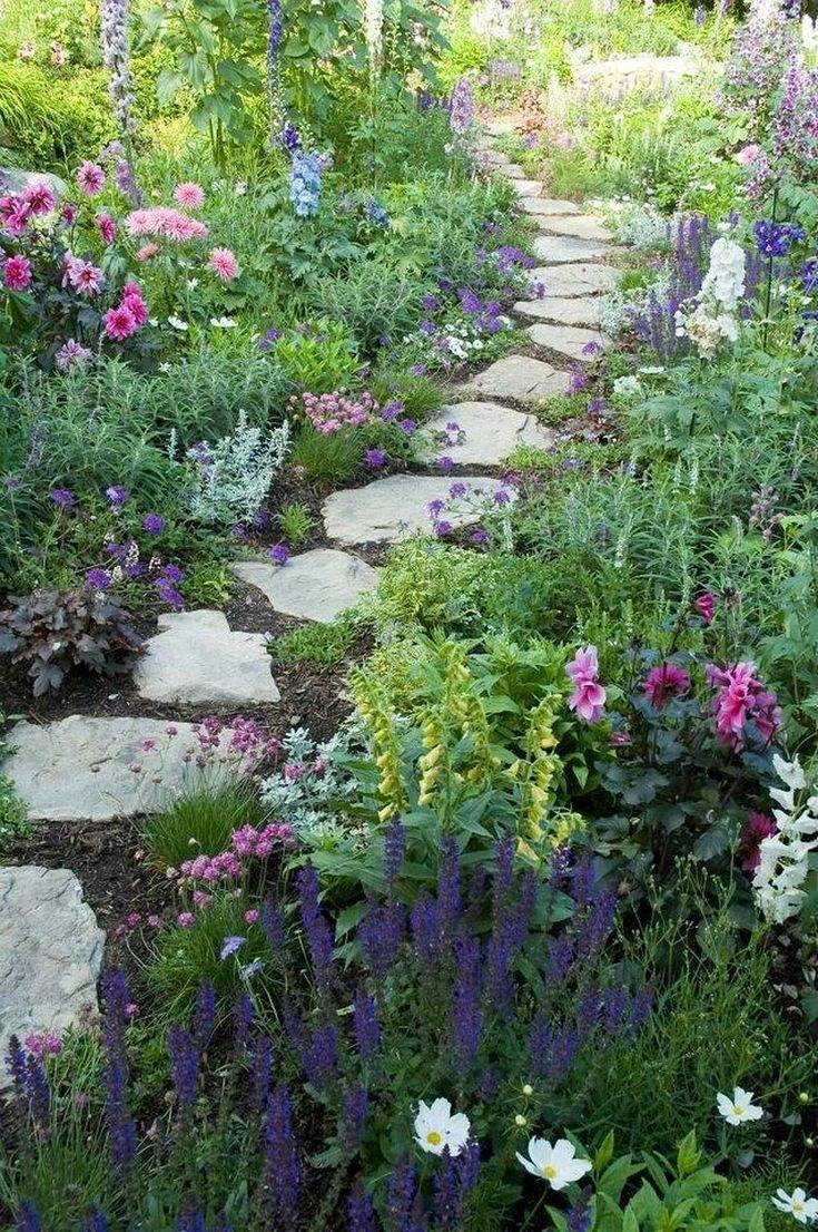 Beautiful Backyard Garden Path