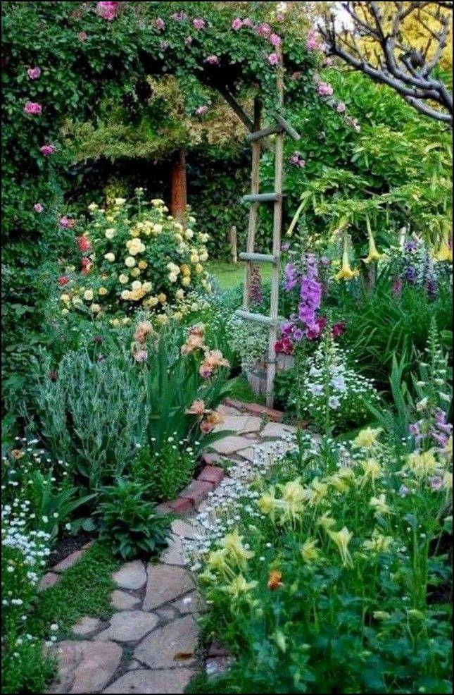 Beautiful Backyard Garden Path