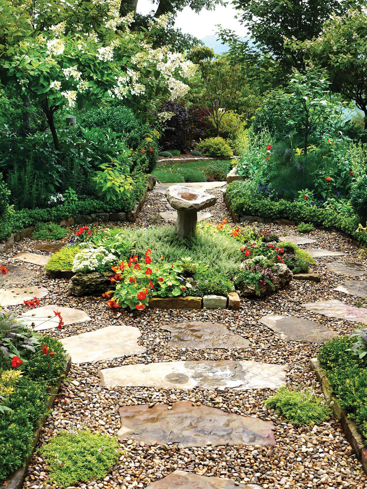 Beautiful Backyard Garden Path