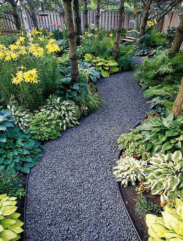 Beautiful Backyard Garden Path