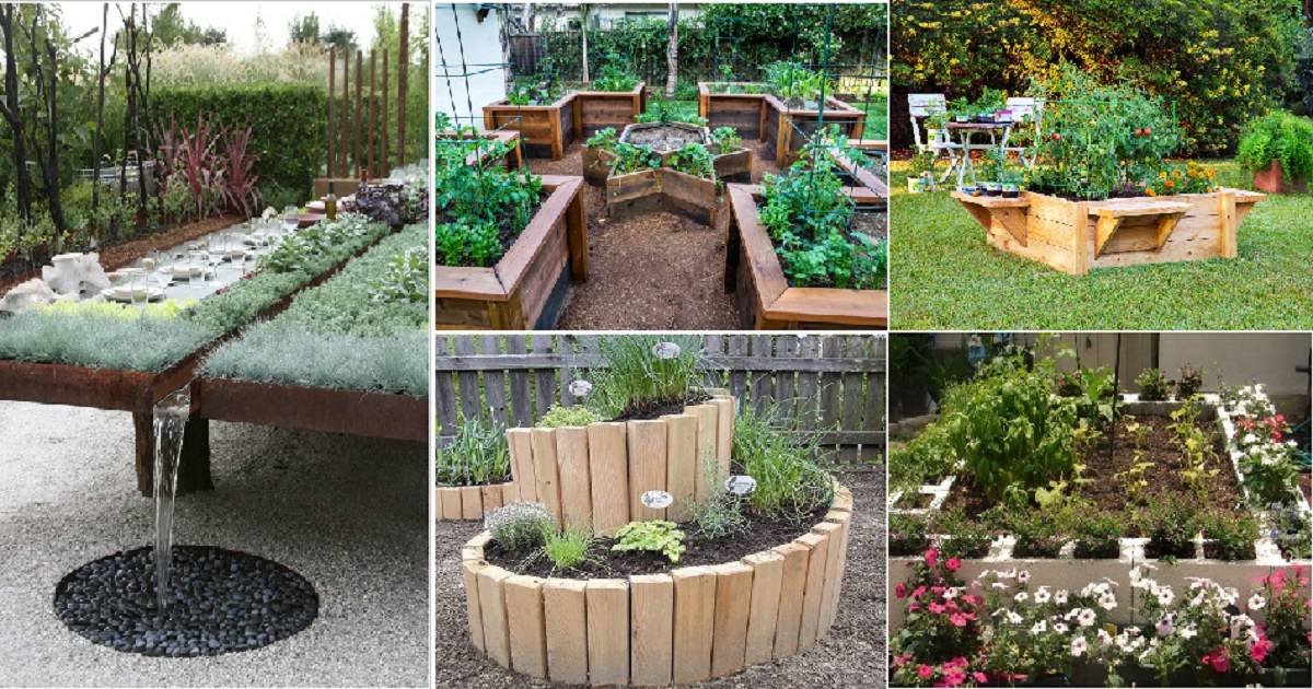 Amazing And Cool Raised Garden Bed Ideas