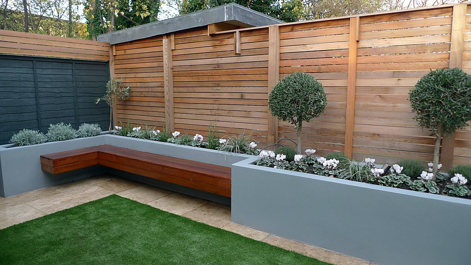 Modern Garden Design London Natural Sandstone Paving Patio Design