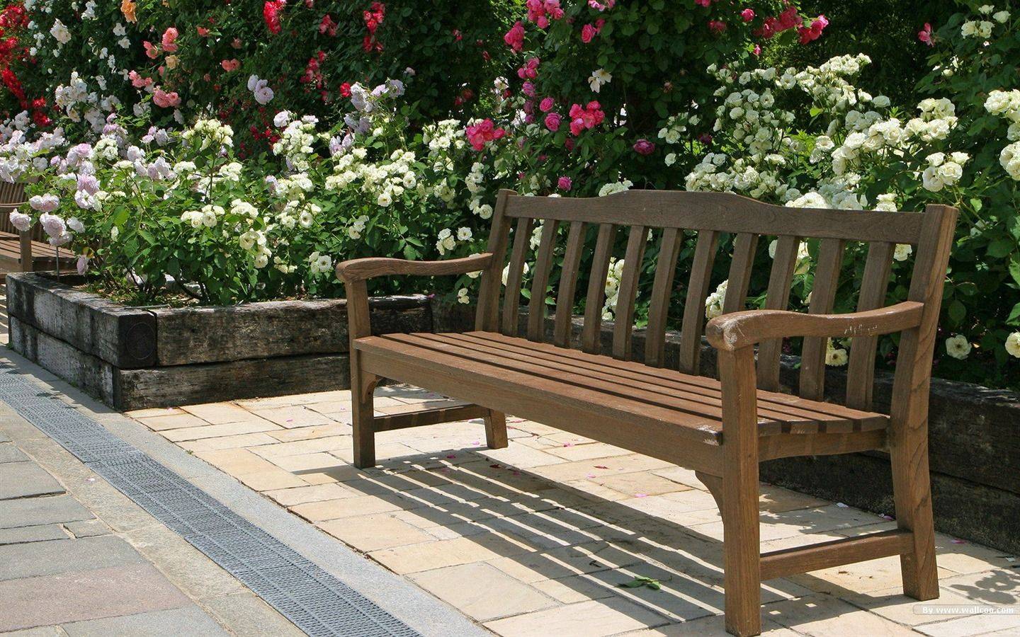 Japanese Garden Bench Wood Materials