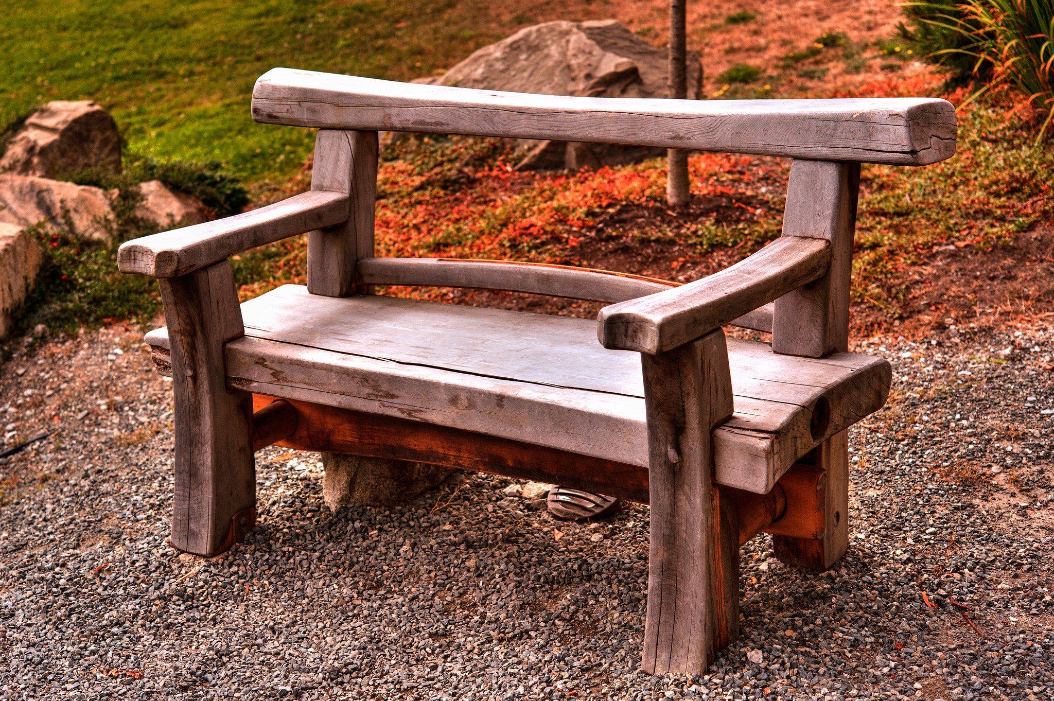 Japanese Garden Bench