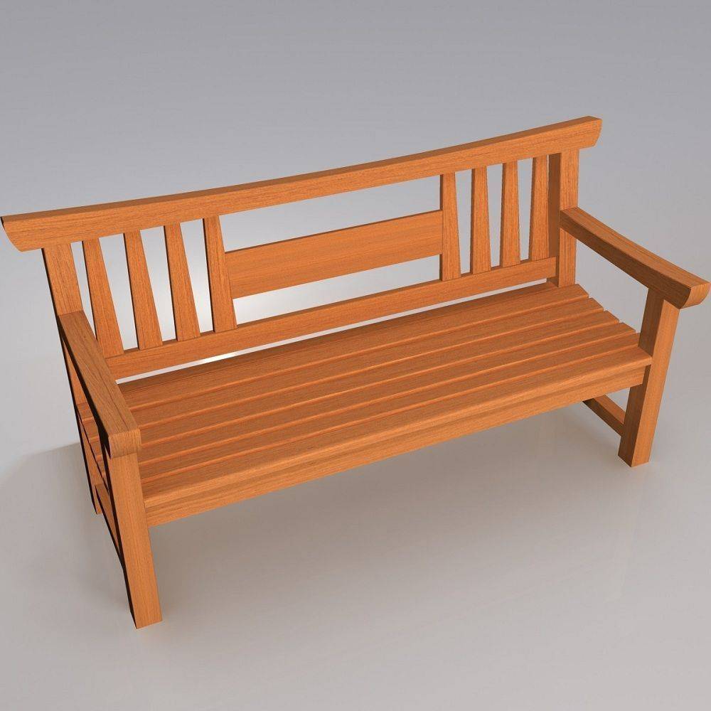 Japanesestyle Garden Bench