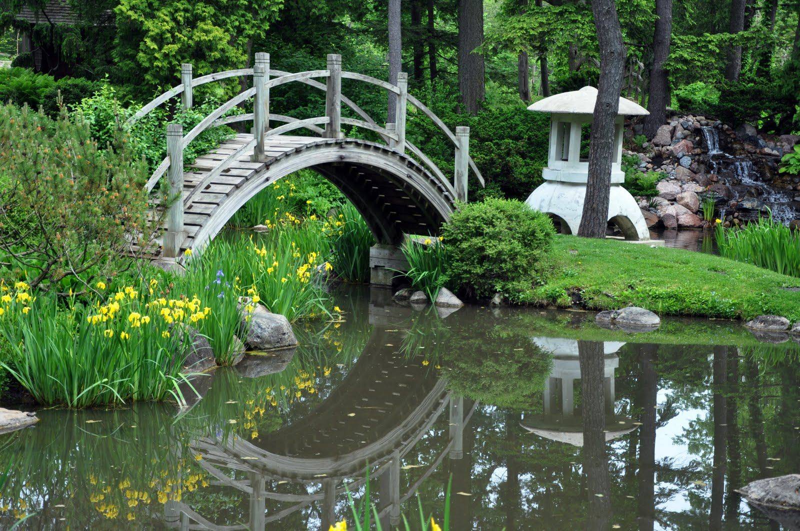 Wooden Garden Bridge Ideas