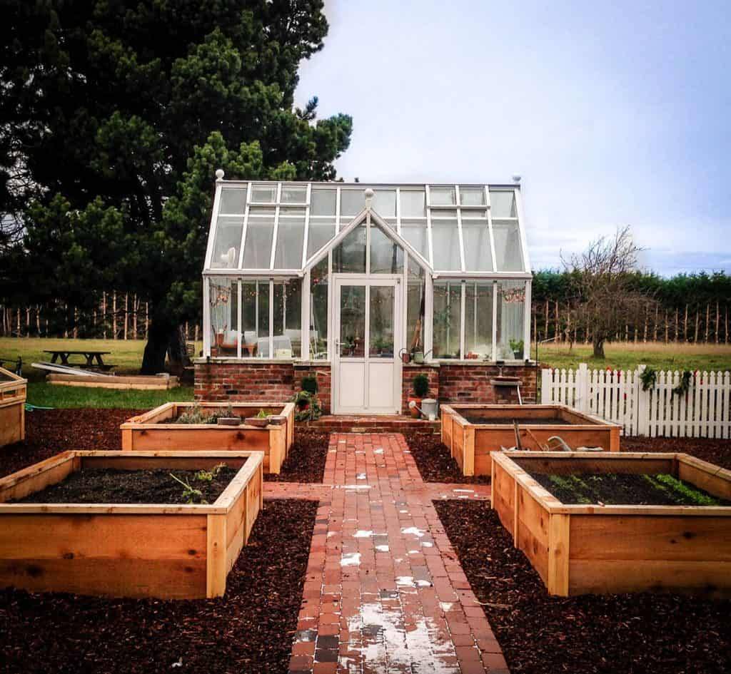 Backyard Vegetable Garden Greenhouse