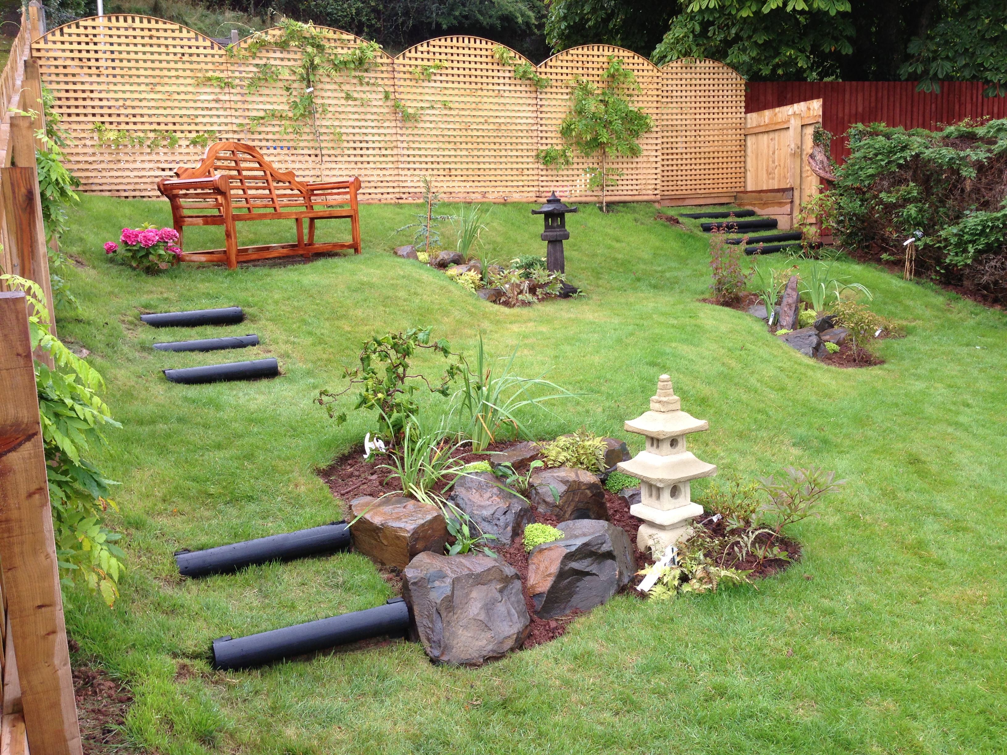 Traditional Japanese Courtyard