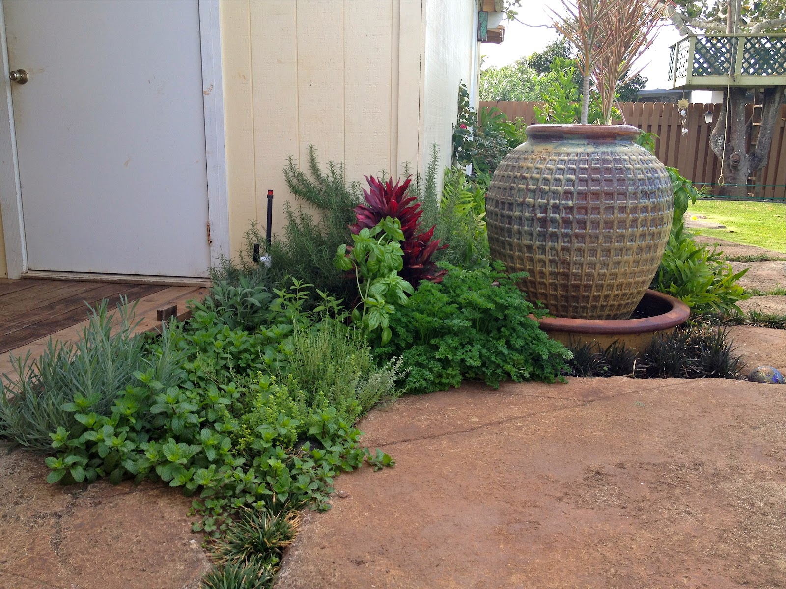 A Tiered Container Garden Southern Patio