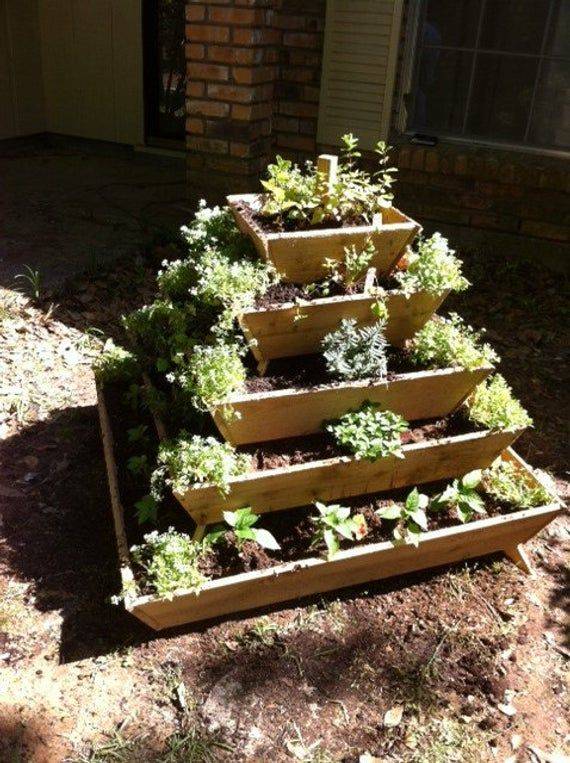 Assembled Pyramid Planter